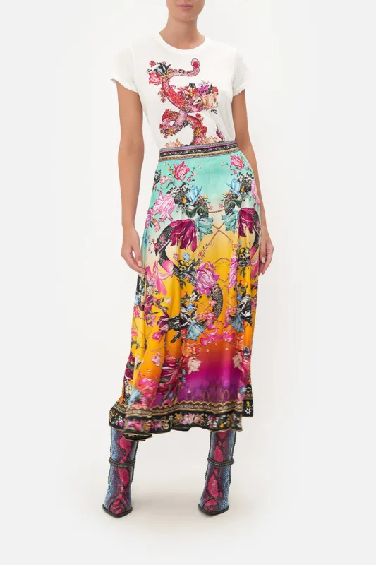 SLIM FIT ROUND NECK T-SHIRT VIPER ROOM made by Camilla