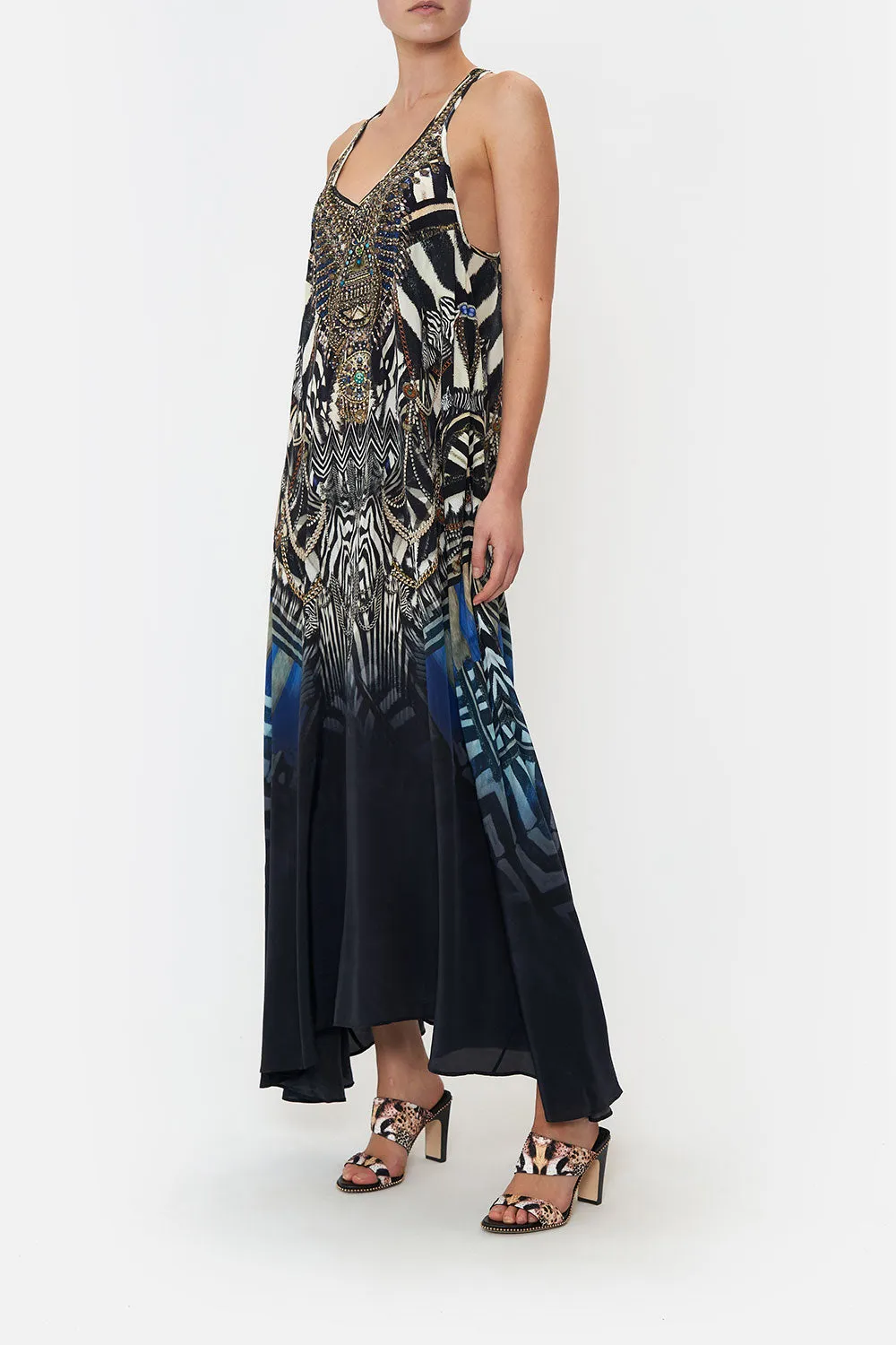 V NECK RACERBACK DRESS KNIGHT OF THE WILD sold by Camilla product image thumbnail 4