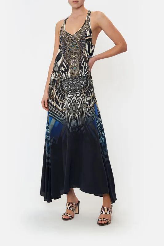 V NECK RACERBACK DRESS KNIGHT OF THE WILD sold by Camilla