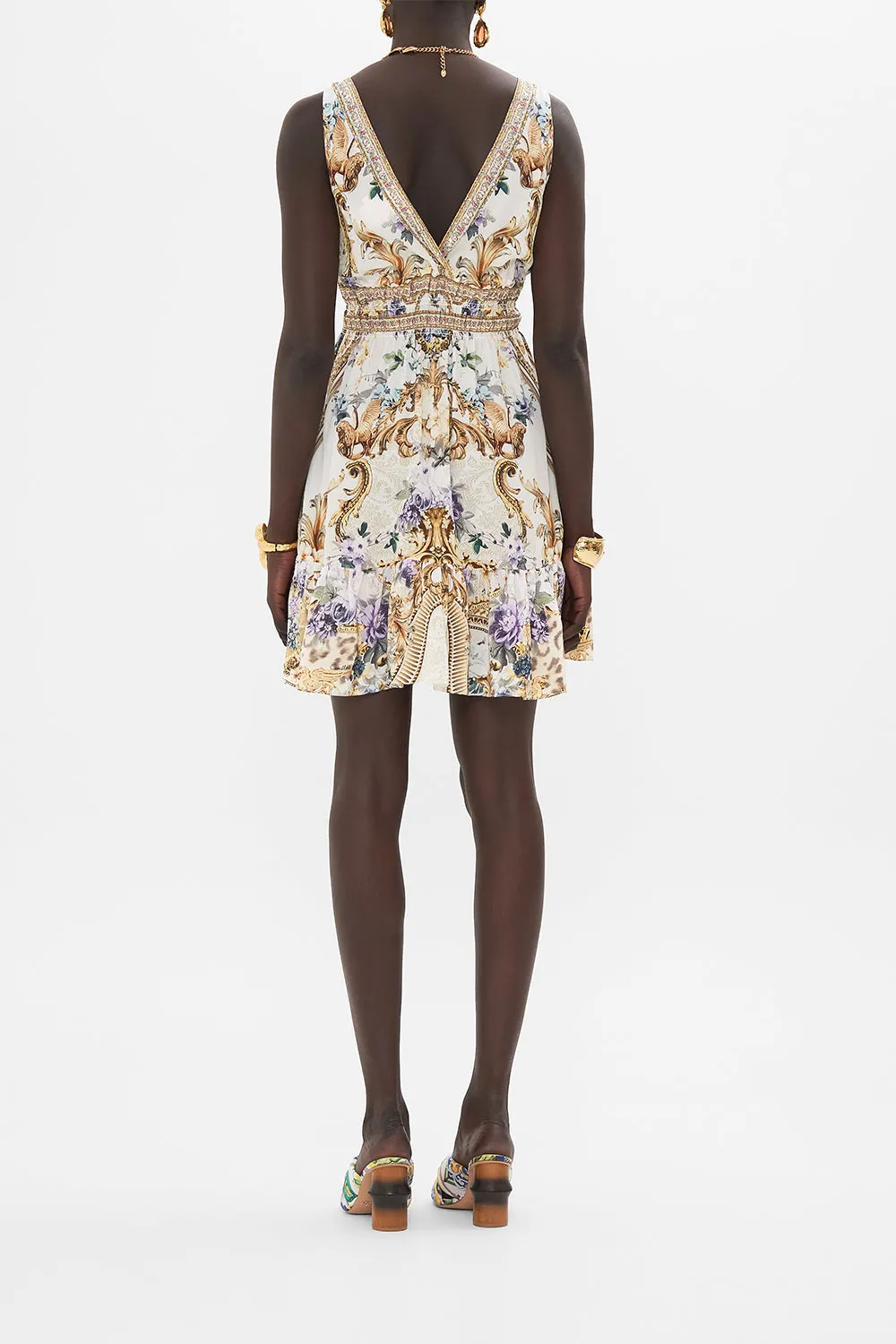 SHIRRED WAIST DETAIL MINI DRESS PALAZZO PLAY DATE sold by Camilla product image thumbnail 2