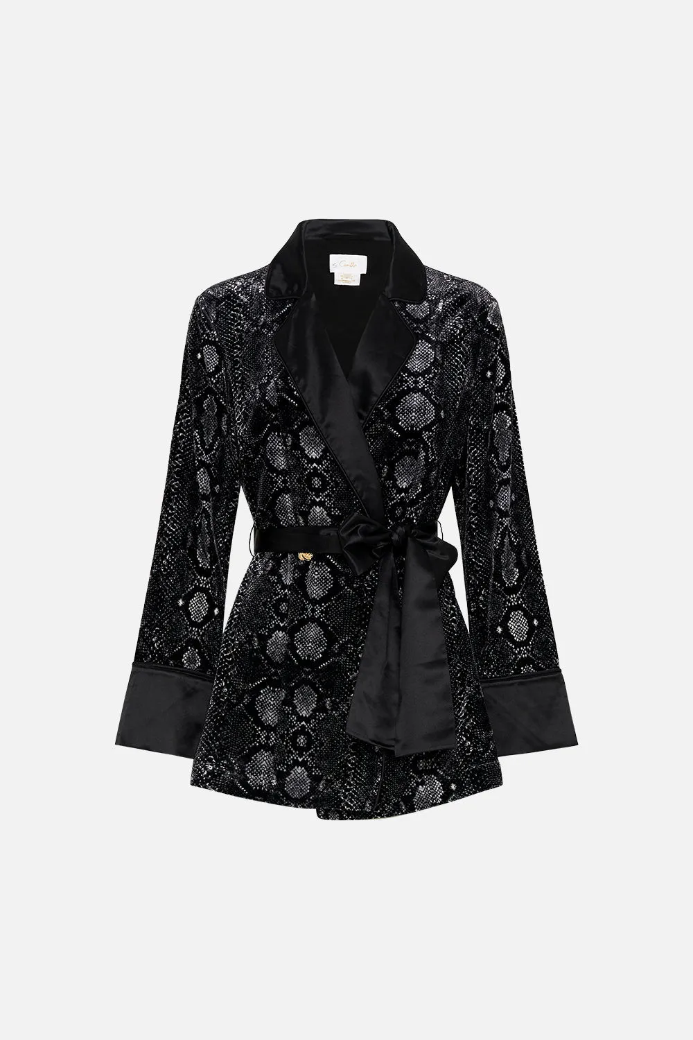 RELAXED JACKET WITH SPLIT CUFFS WILD HORSES sold by Camilla product image thumbnail 3