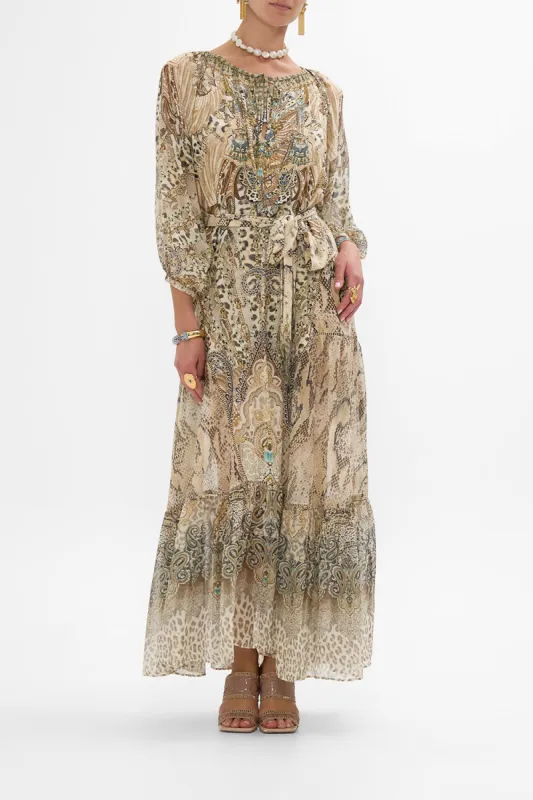 LONG SLEEVE OVERSIZED PEASANT DRESS THE THRONE ROOM sold by Camilla