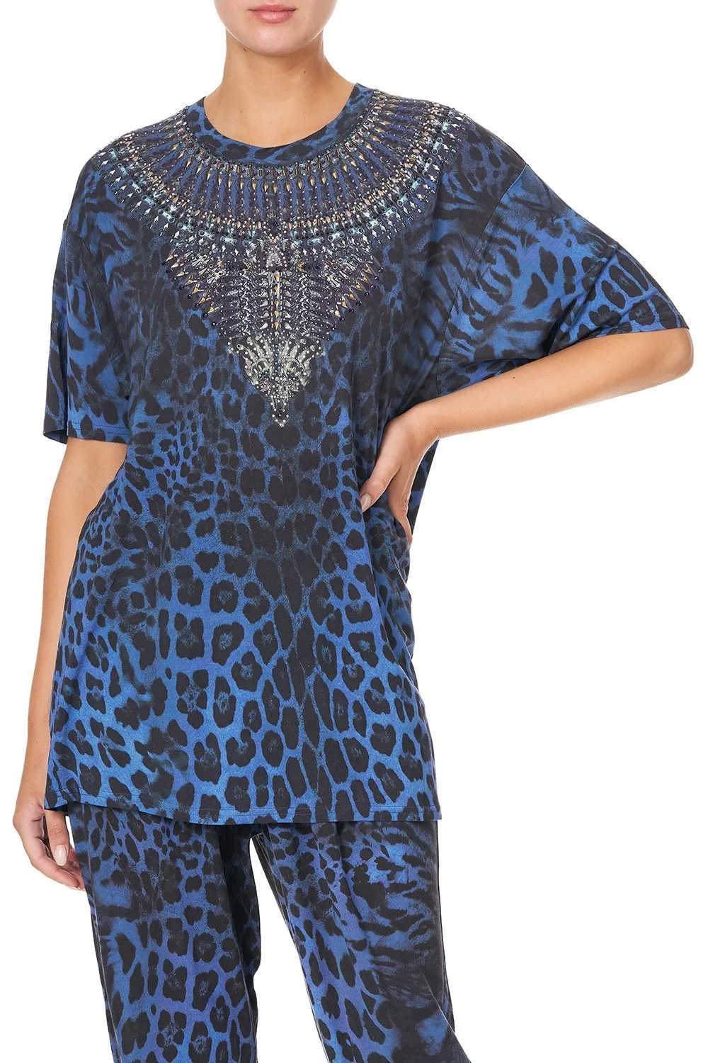 OVERSIZE BAND TEE THE CATS MEOW sold by Camilla product image thumbnail 4