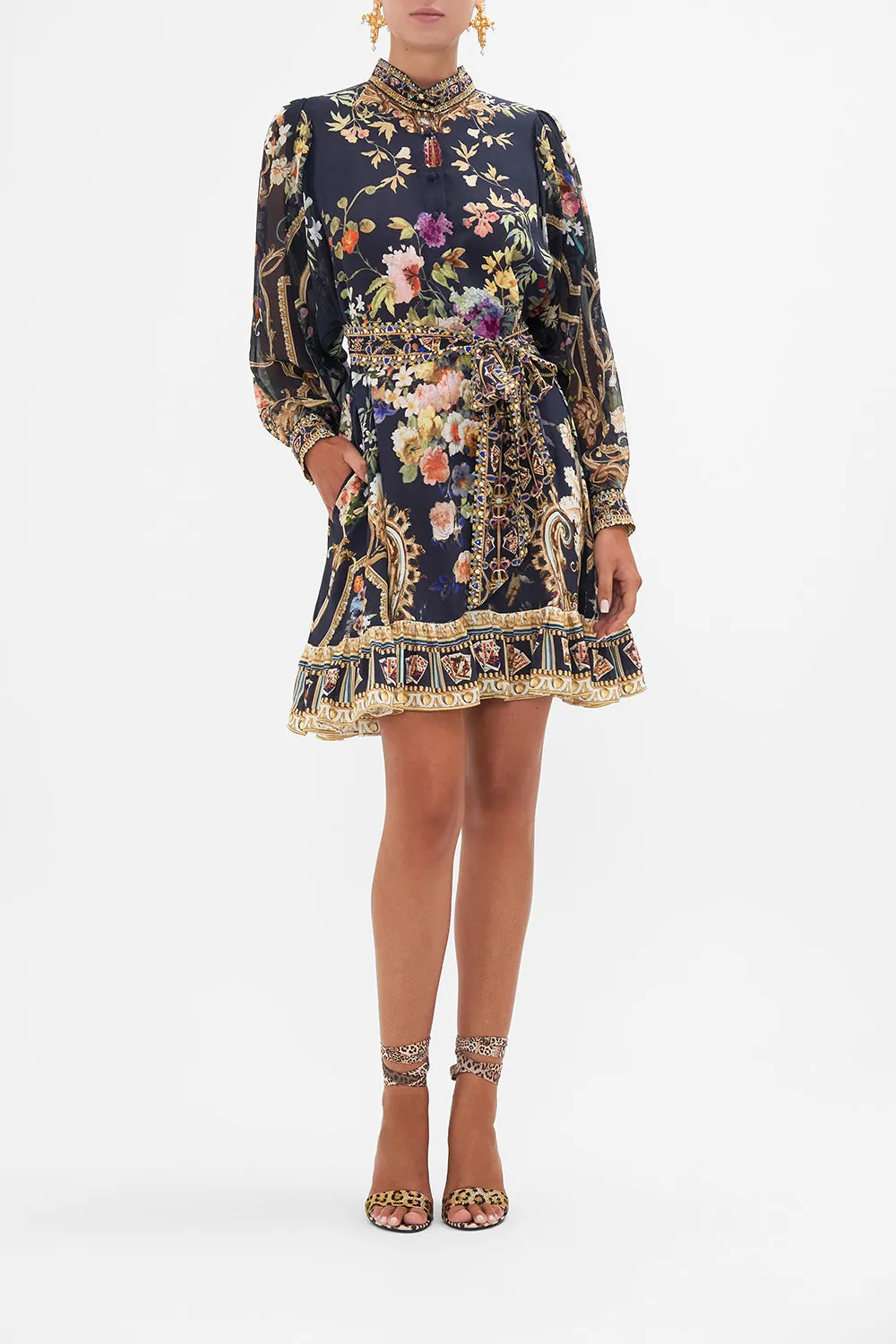 DROP SLEEVE SHIRT DRESS PLAY YOUR CARDS RIGHT sold by Camilla