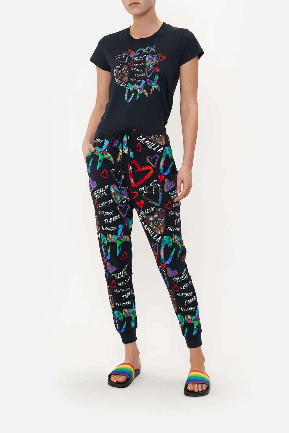 SIDE PANEL JERSEY PANT TAGGED UP sold by Camilla