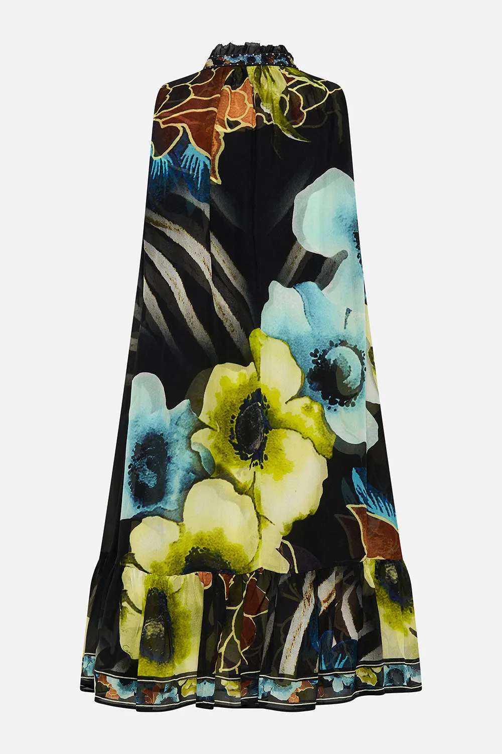 HIGH NECK RUFFLE DRESS POPPY DIVINE sold by Camilla product image thumbnail 3