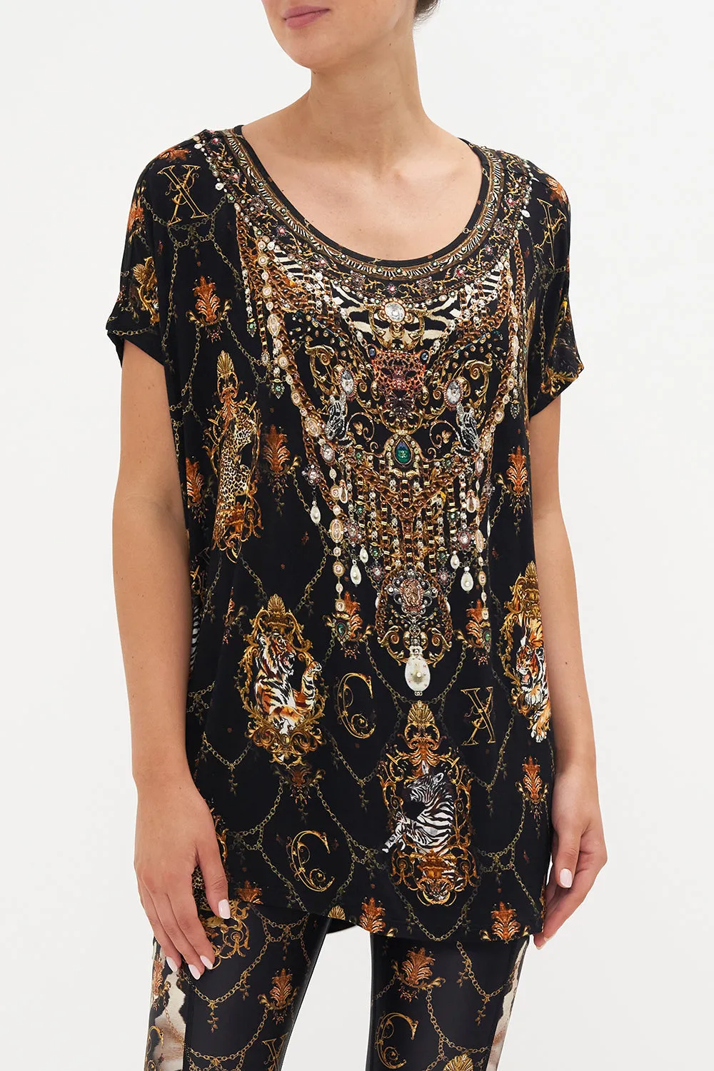 LOOSE FIT TEE KNIGHTS OF JAGGIS TABLE sold by Camilla product image thumbnail 5