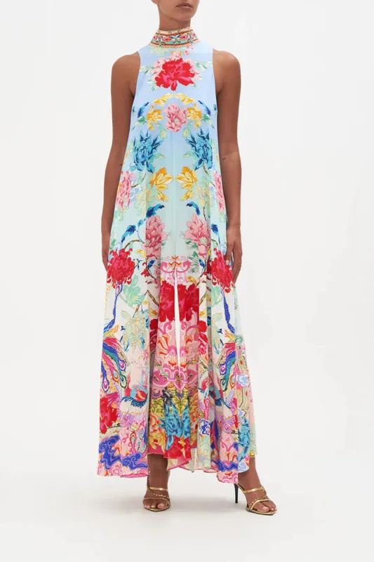 HIGH NECK FLARED JUMPSUIT GO STAG sold by Camilla