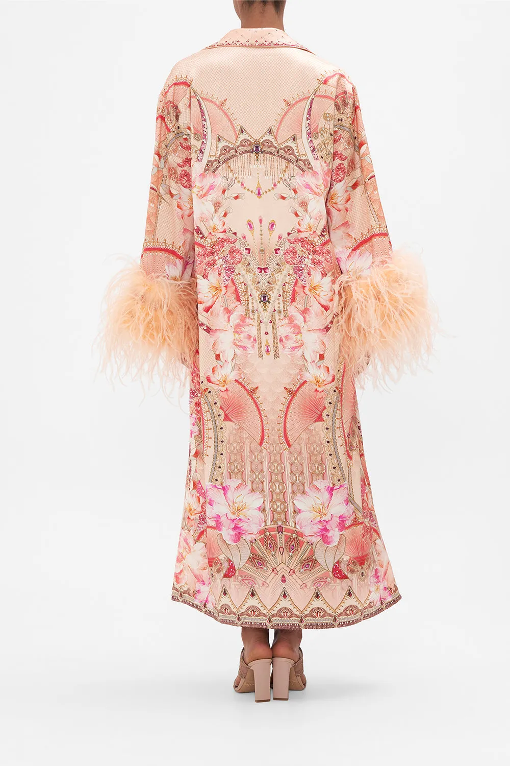 LONG ROBE WITH FLARED SLEEVE ADORE ME sold by Camilla product image thumbnail 2