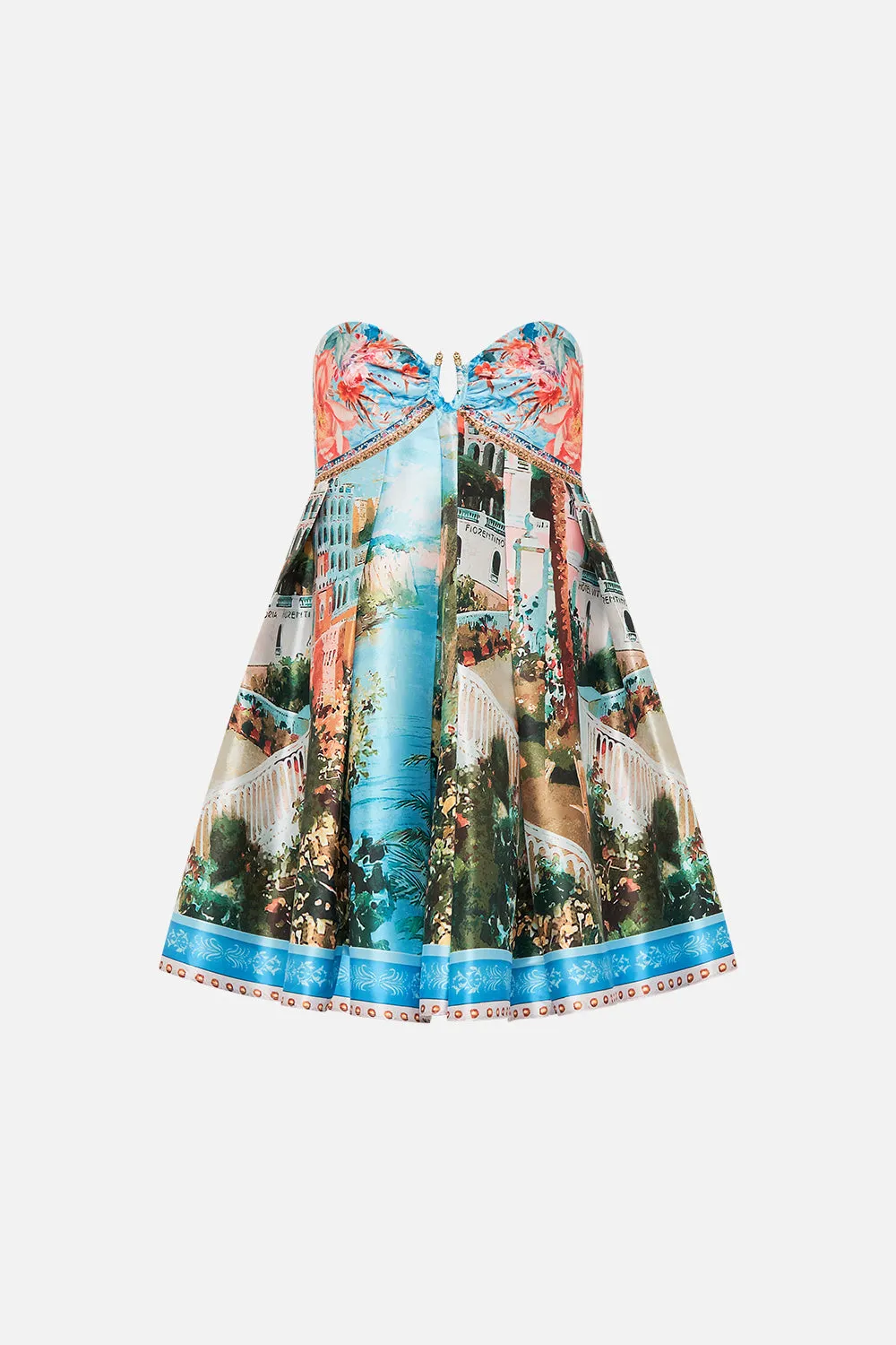 TAFFETA STRAPLESS SHORT DRESS FROM SORRENTO WITH LOVE sold by Camilla product image thumbnail 3