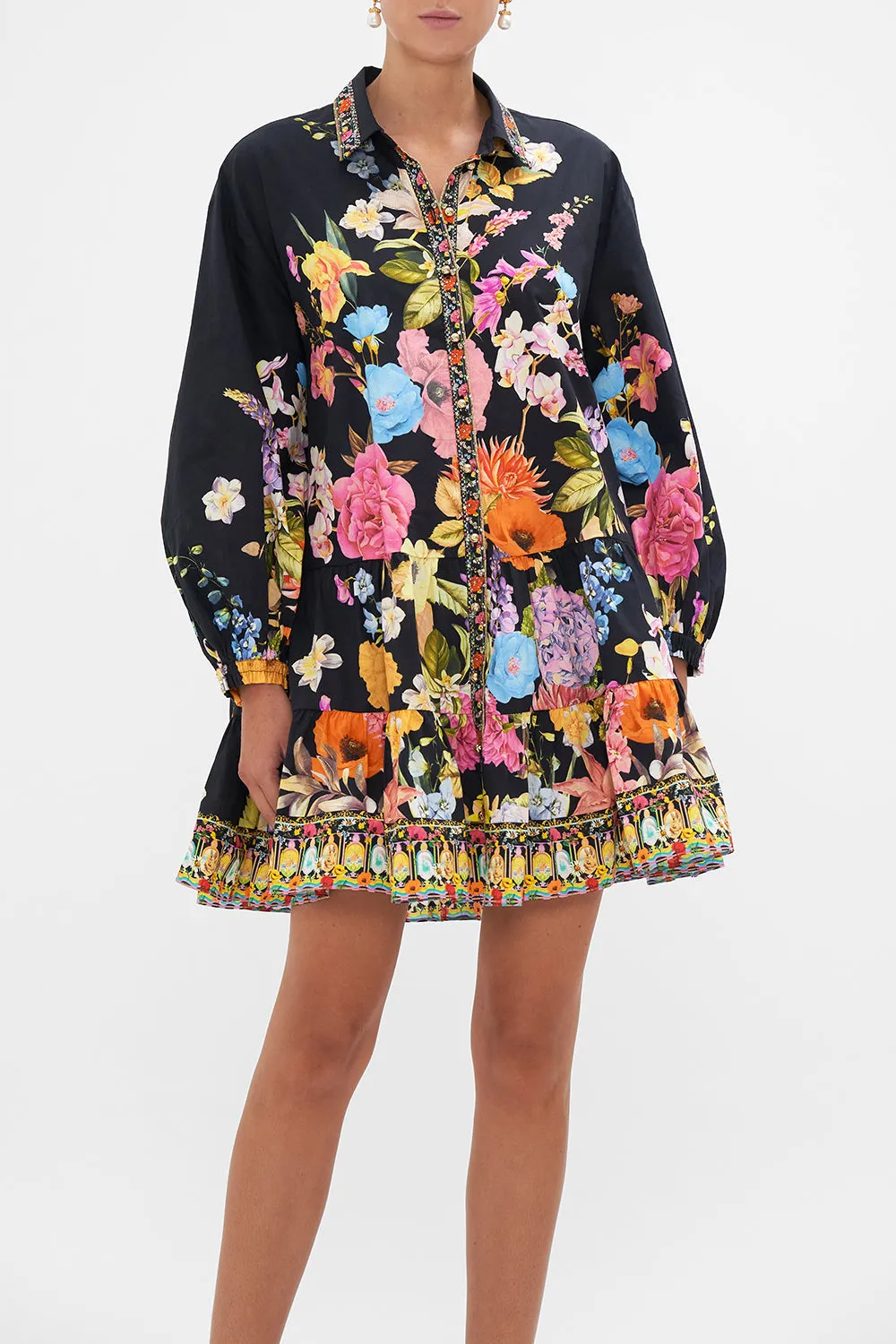 TIERED SHIRT DRESS DIVINE DIVINITY sold by Camilla product image thumbnail 5