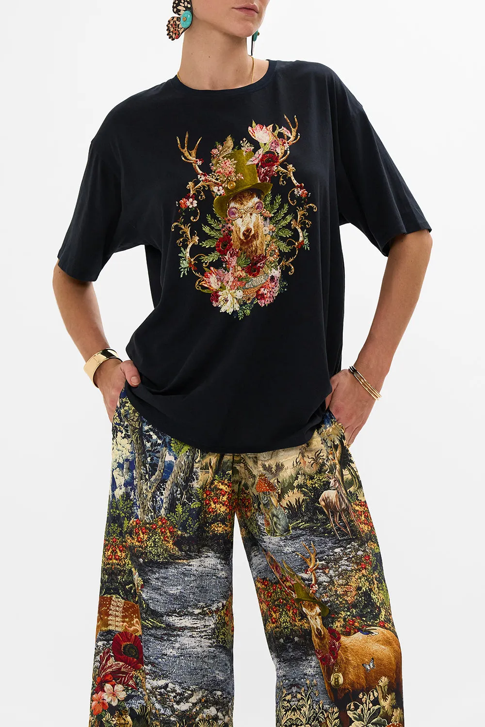 OVERSIZED BAND TEE TAPESTRY TOTEMS sold by Camilla product image thumbnail 5
