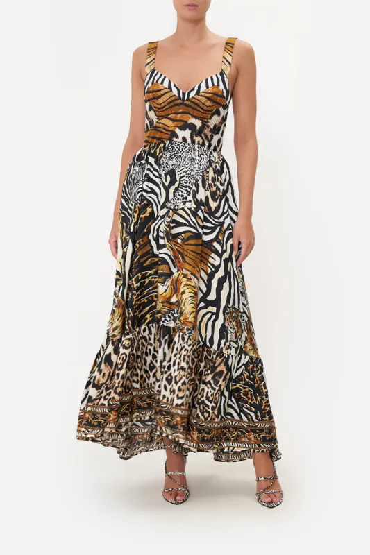 DRESS WITH FITTED BODICE WHATS NEW PUSSYCAT sold by Camilla