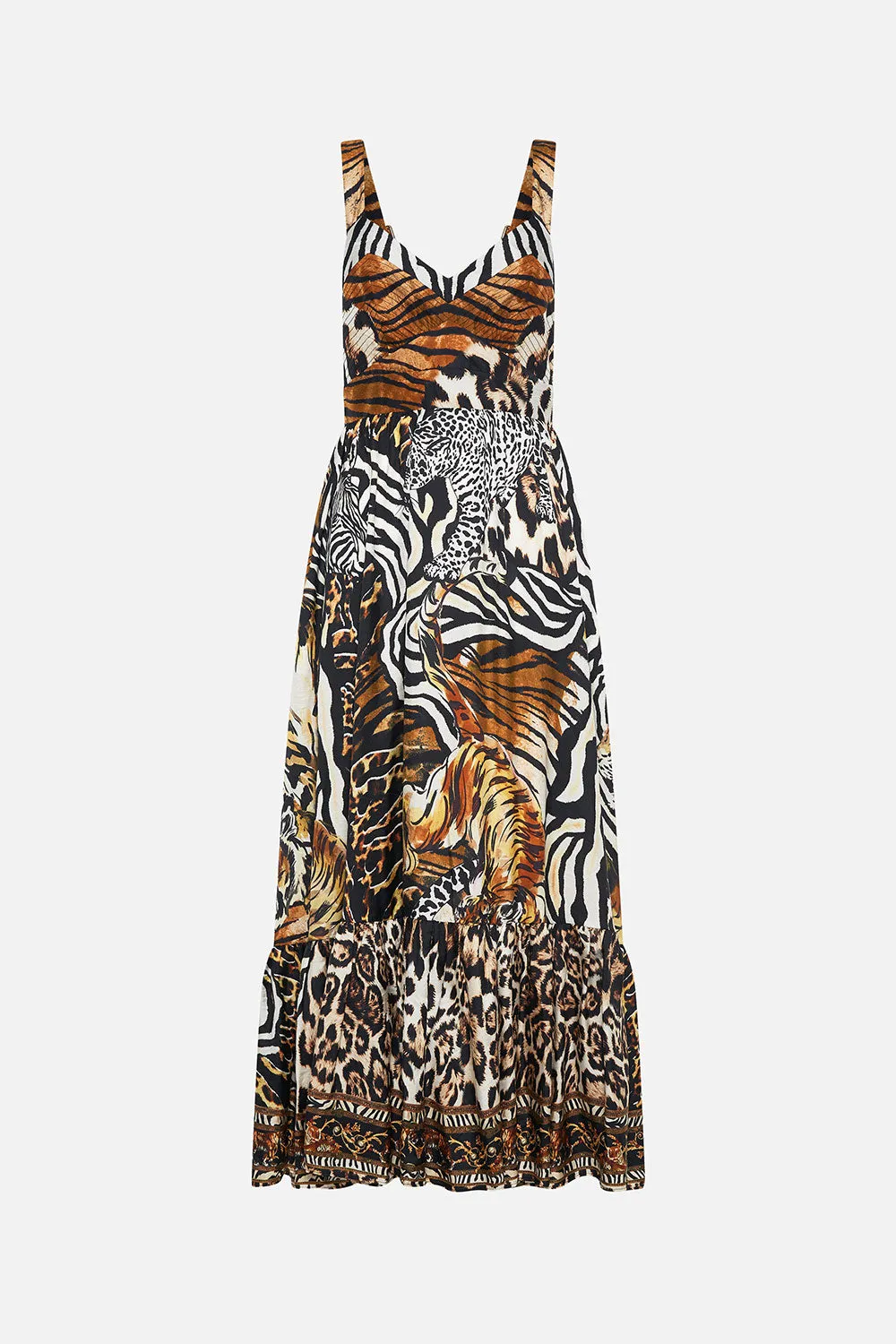 DRESS WITH FITTED BODICE WHATS NEW PUSSYCAT sold by Camilla product image thumbnail 3