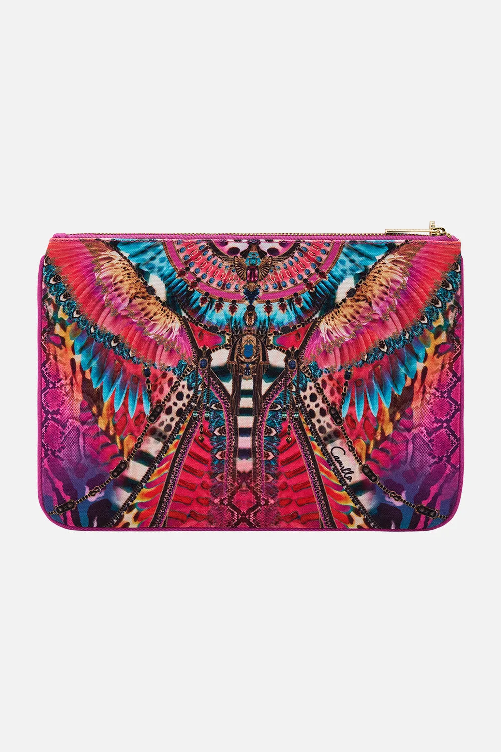 SMALL CANVAS CLUTCH SAHARA SUPERNATURAL sold by Camilla product image thumbnail 3