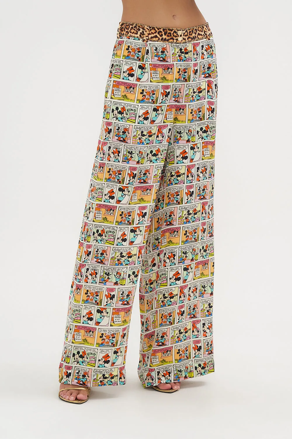 WIDE LEG WAISTED PANT A TRIP DOWN THE COMIC STRIP sold by Camilla product image thumbnail 5