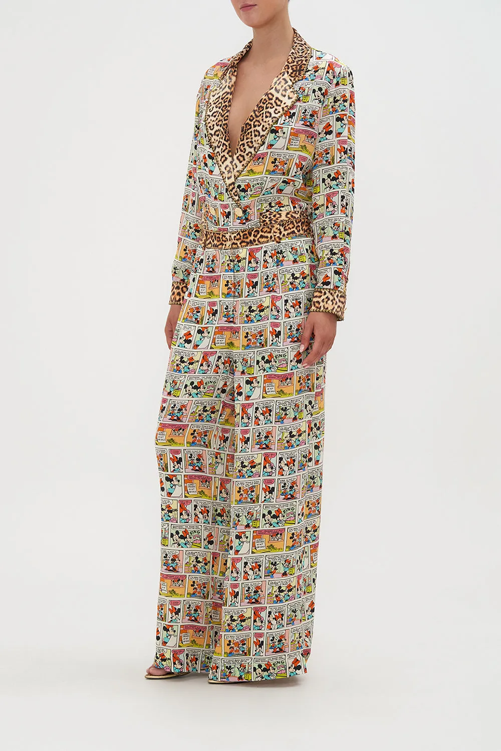 WIDE LEG WAISTED PANT A TRIP DOWN THE COMIC STRIP sold by Camilla product image thumbnail 4