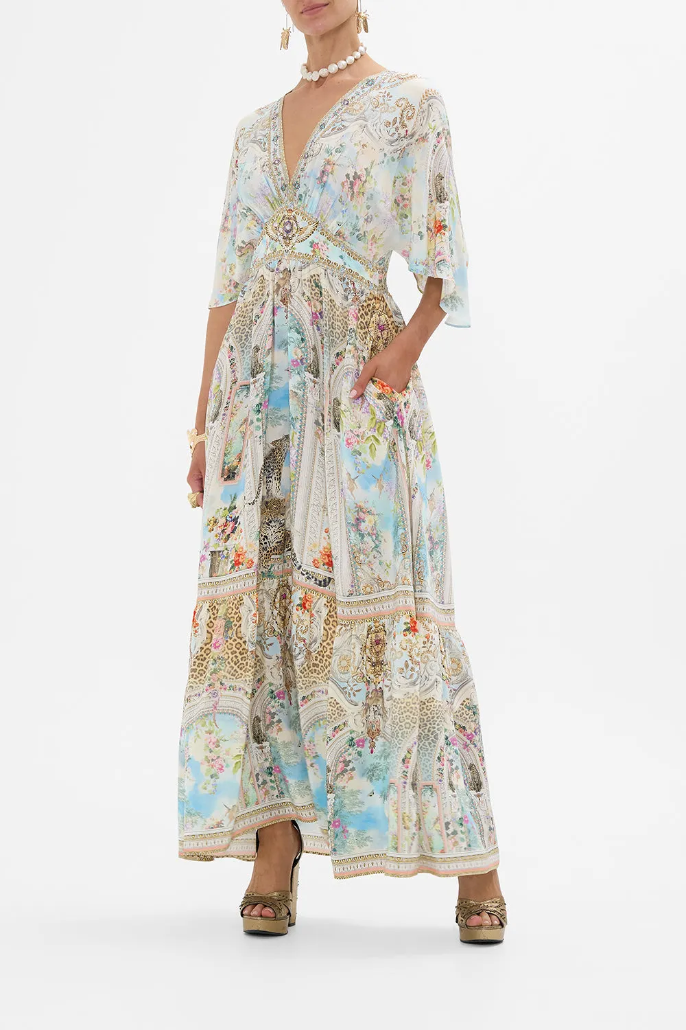 WAISTED DRESS WITH HEM RUFFLE WE ALWAYS HAVE ALEXANDRIA sold by Camilla