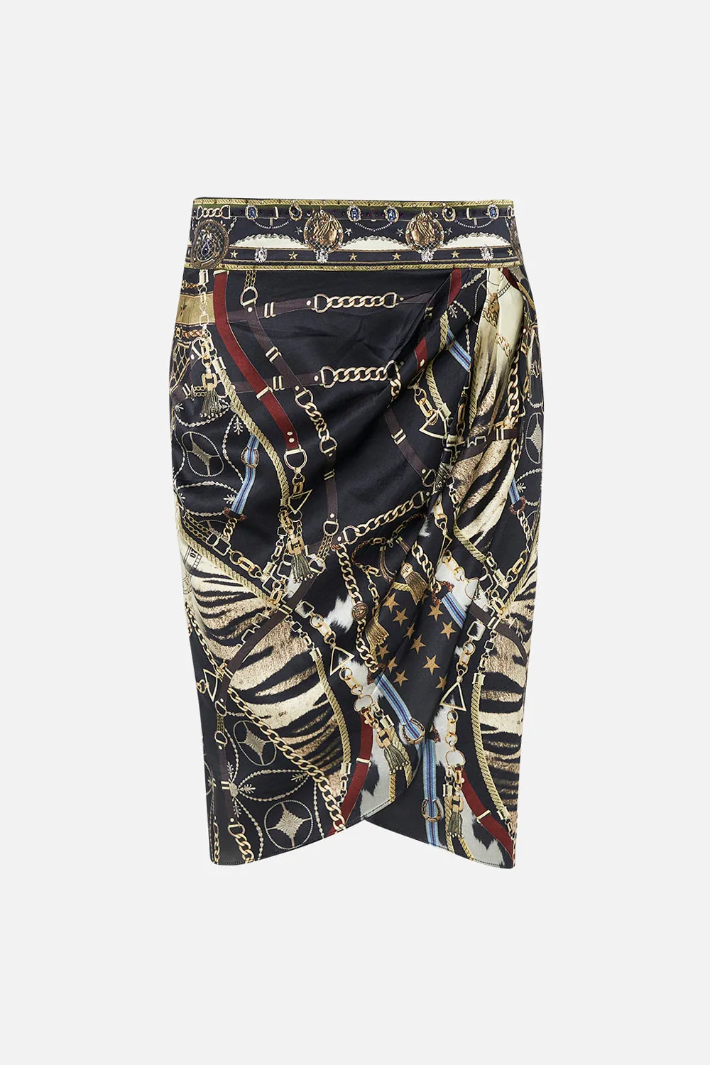 CROSS OVER DRAPED MINI SKIRT BOSS OF THE BRUMBIES sold by Camilla product image thumbnail 3