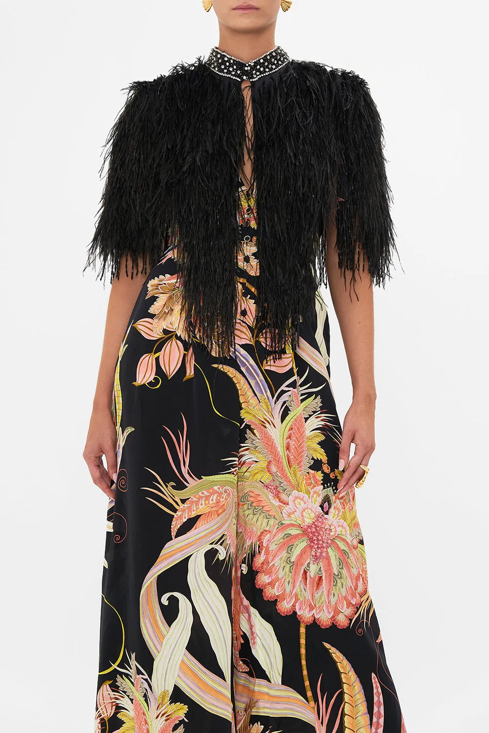 FEATHER BEADED GILET LADY OF THE MOON sold by Camilla product image thumbnail 5