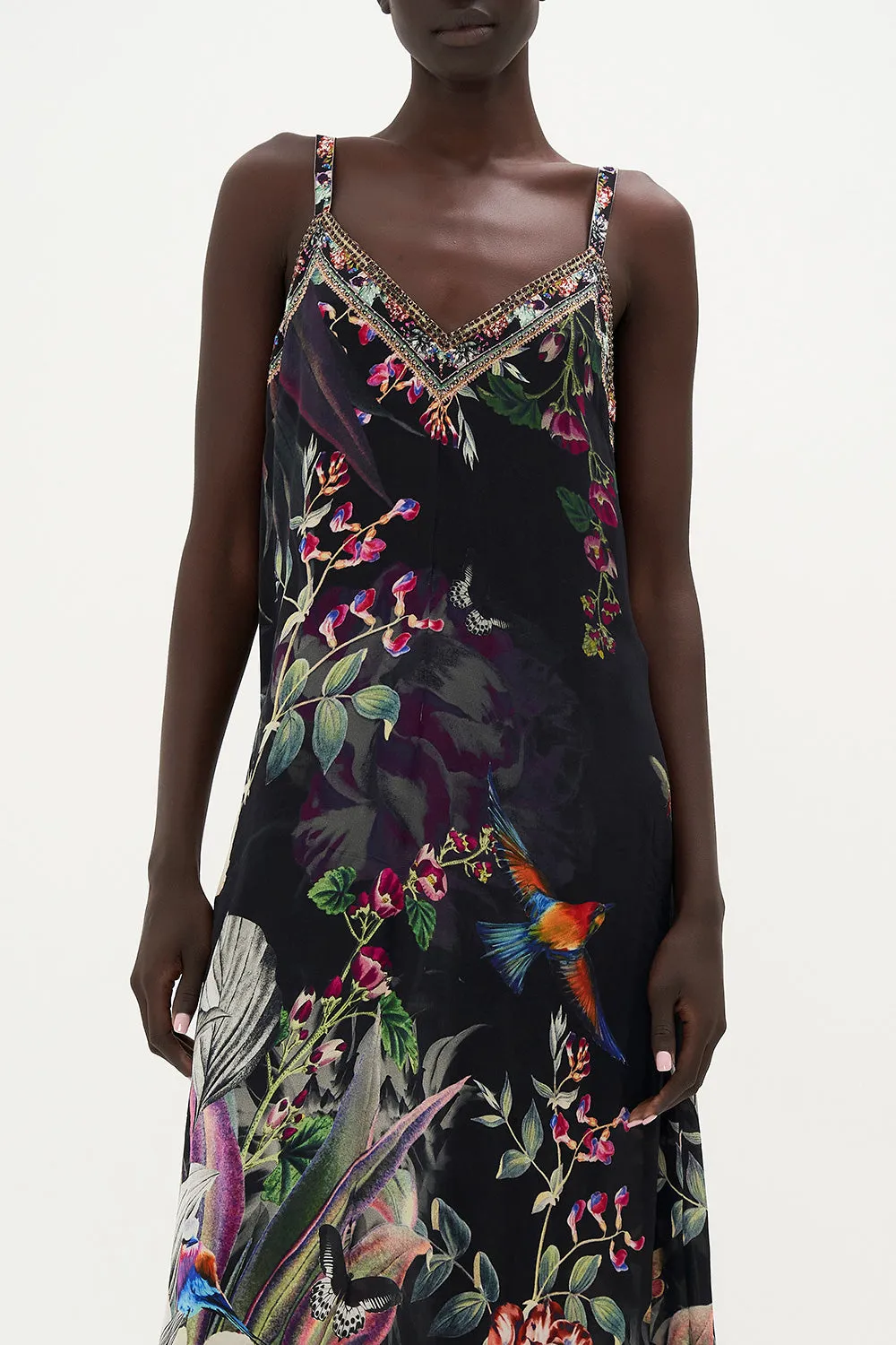 V NECK MIDI SLIP DRESS PARADISO PLACE sold by Camilla product image thumbnail 5