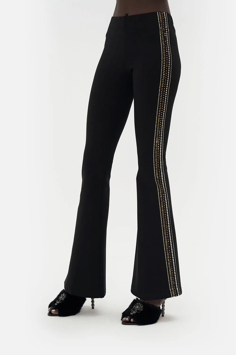 HIGH WAISTED FLARED TROUSER DANCE WITH DUENDE sold by Camilla product image thumbnail 5