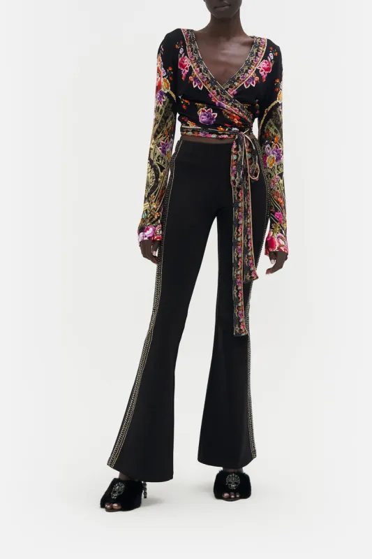 HIGH WAISTED FLARED TROUSER DANCE WITH DUENDE sold by Camilla