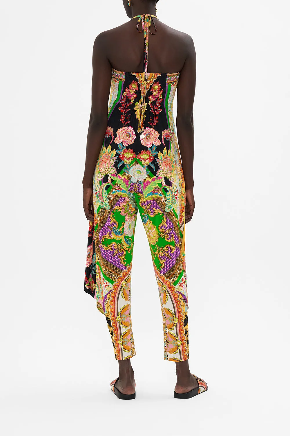 DRAPED PANT JUMPSUIT WITH HARDWARE SUNDOWNERS IN SICILY sold by Camilla product image thumbnail 2