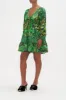 SHORT TIE FRONT BLOUSON DRESS GORILLA GROOVE sold by Camilla