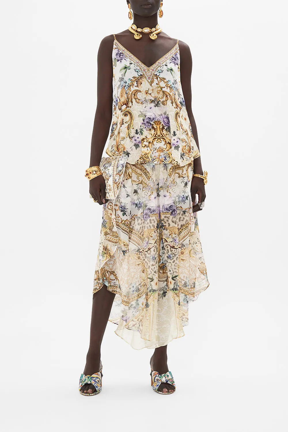 V NECK CAMI PALAZZO PLAY DATE sold by Camilla