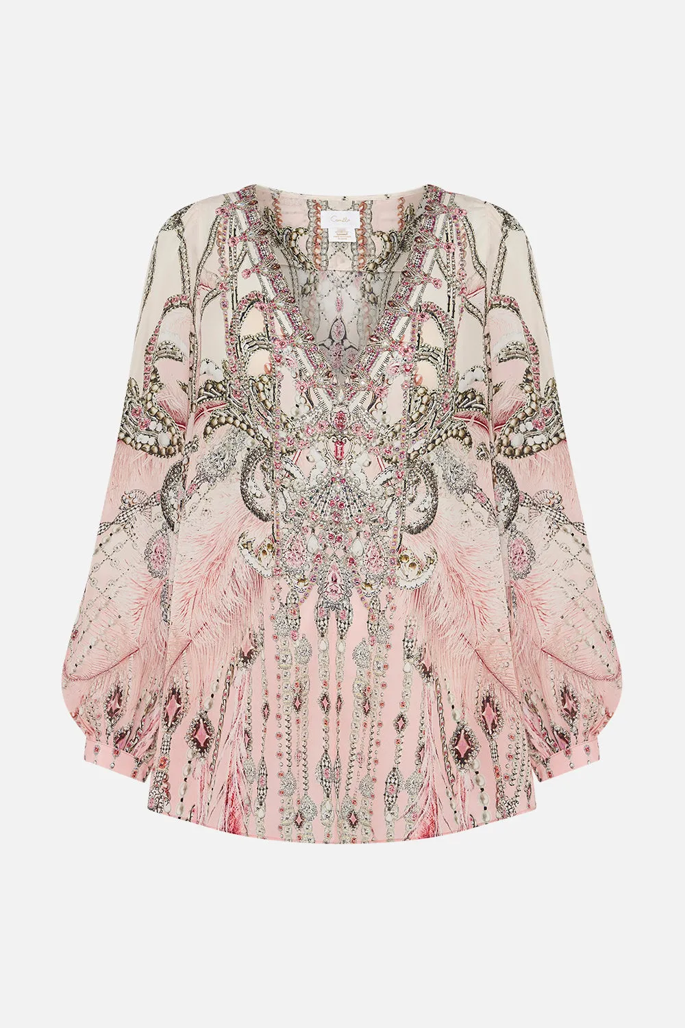 V NECK BLOUSON SLEEVE BLOUSE STARSHIP SISTAS sold by Camilla product image thumbnail 3