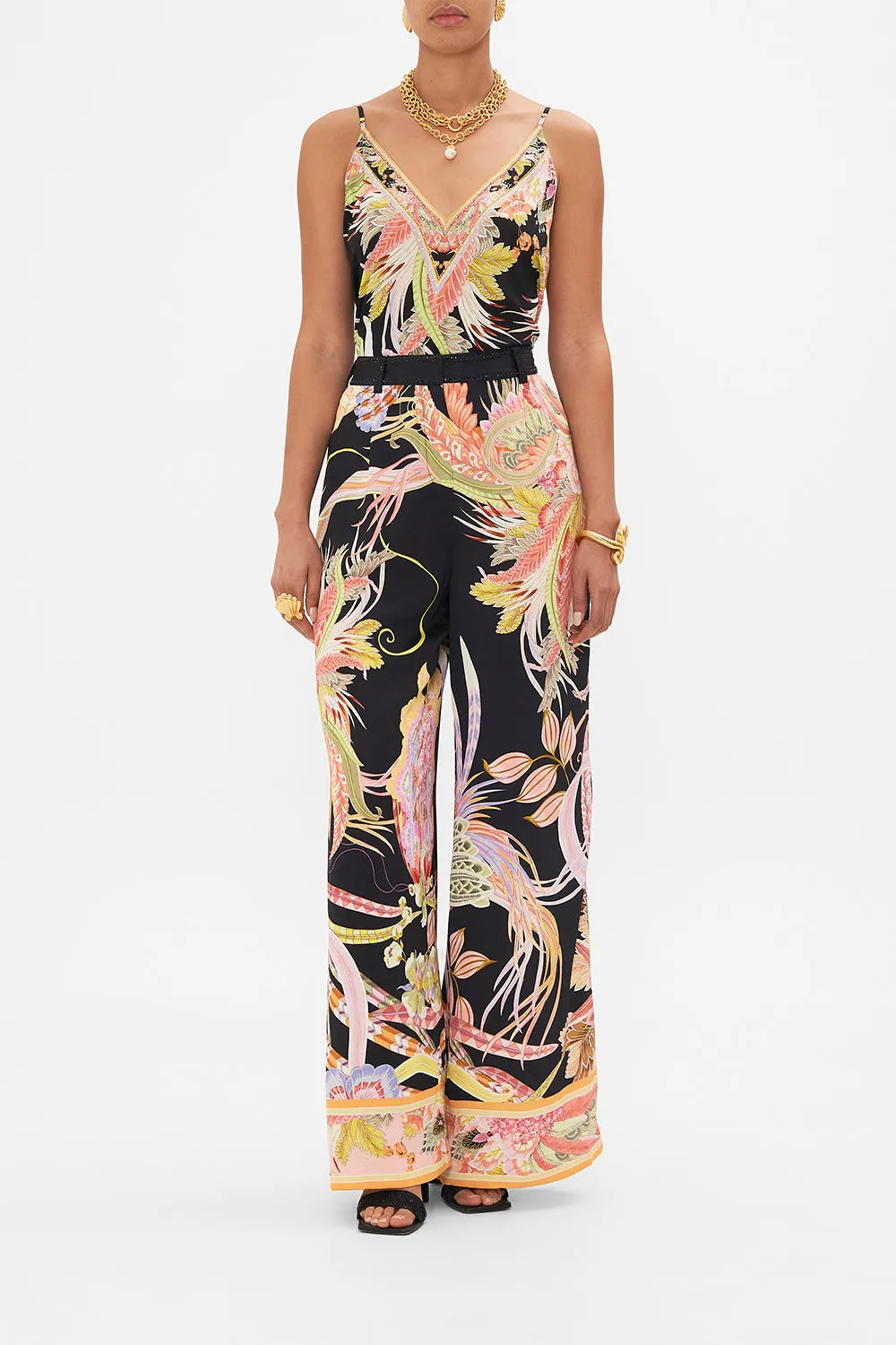 WIDE LEG WAISTED PANT LADY OF THE MOON sold by Camilla