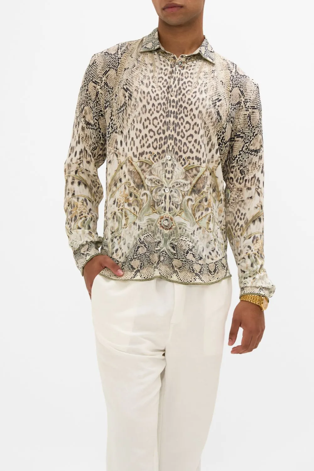 COLLARED LONG SLEEVE SHIRT LOOKING GLASS HOUSES sold by Camilla product image thumbnail 5