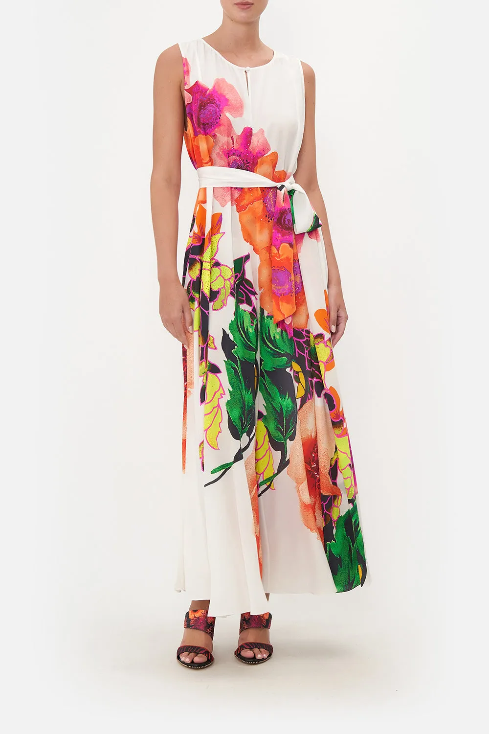 FLARED JUMPSUIT PRETTY AS A POPPY sold by Camilla