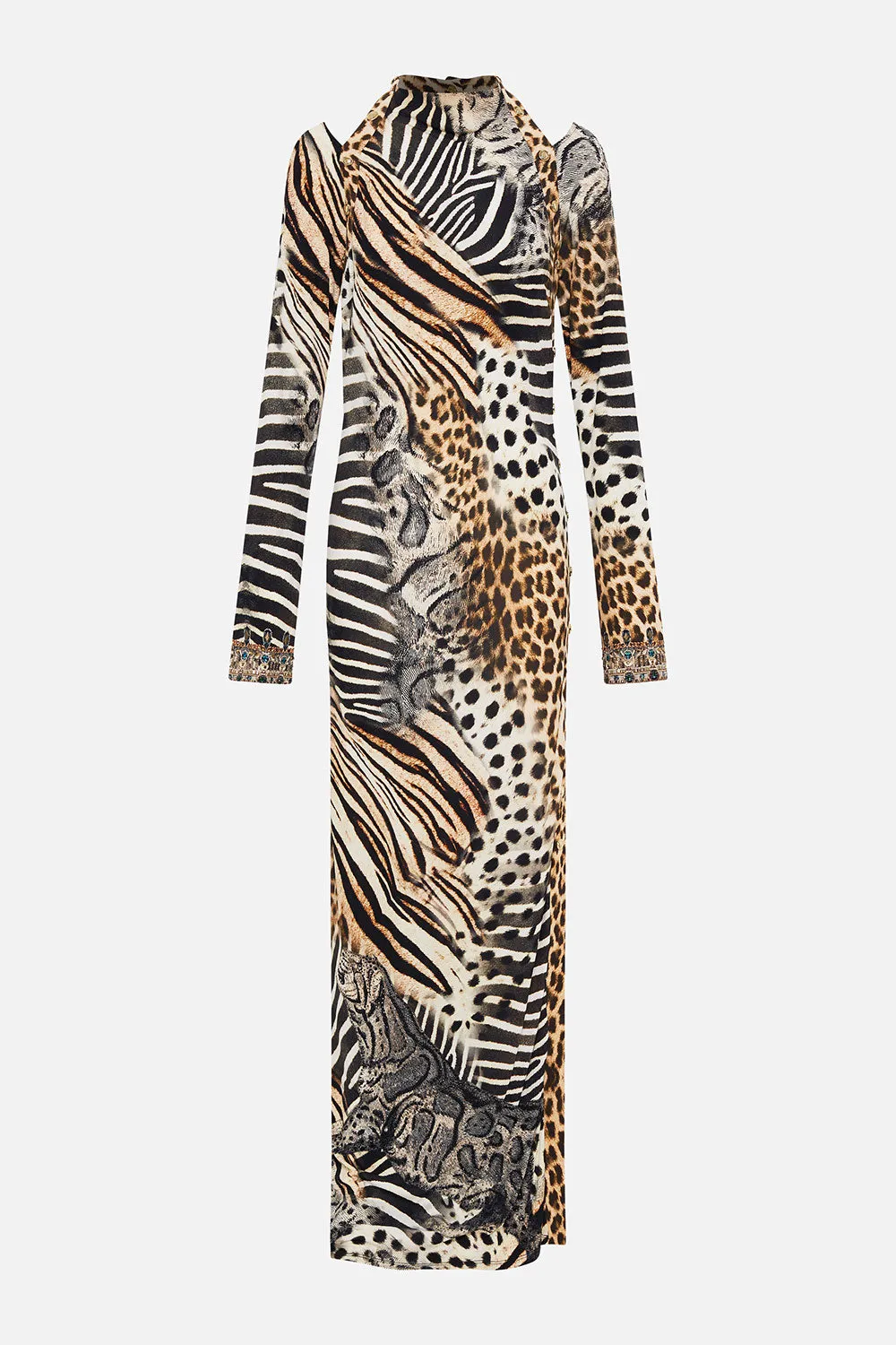 CUT OUT SHOULDER JERSEY DRESS FOR THE LOVE OF LEO sold by Camilla product image thumbnail 3