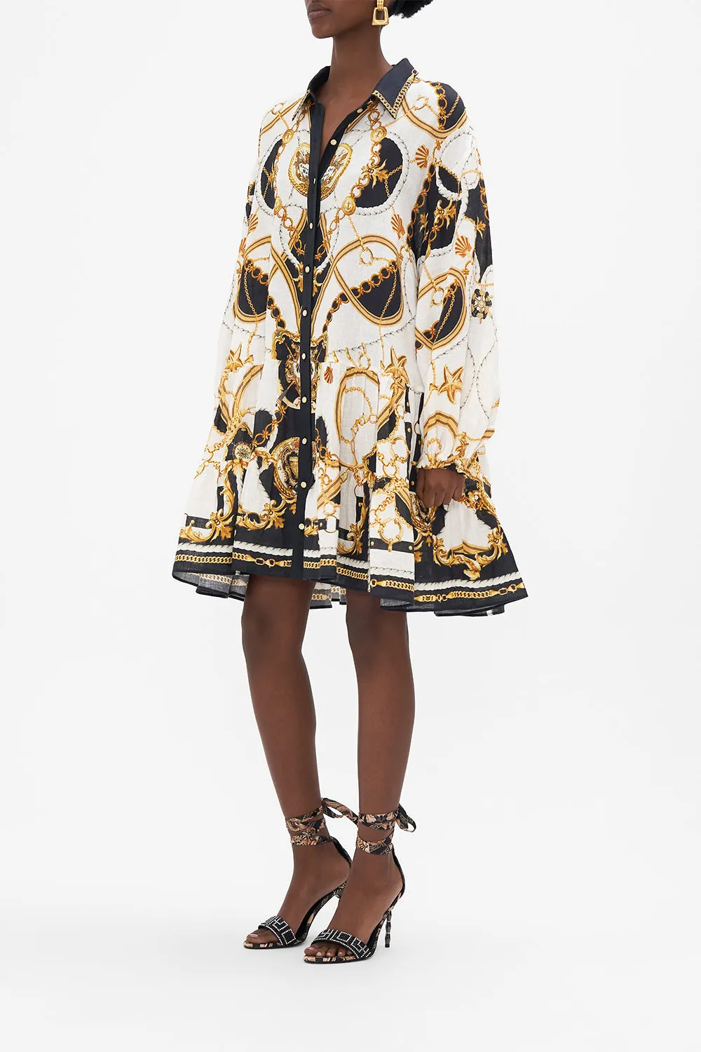 TIERED SHIRT DRESS SEA CHARM sold by Camilla product image thumbnail 4