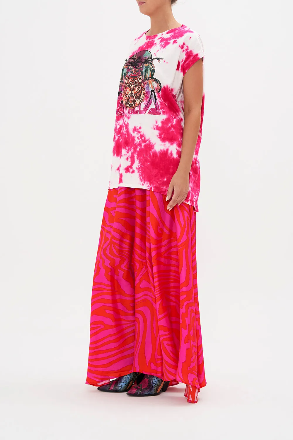 EXTENDED SLEEVE TEE ZEBRA ZONE sold by Camilla product image thumbnail 4