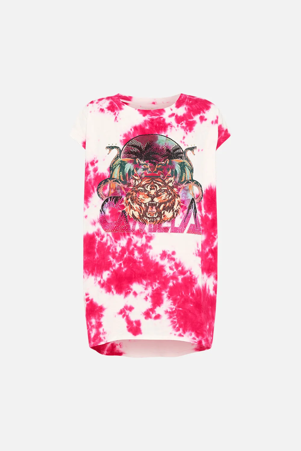 EXTENDED SLEEVE TEE ZEBRA ZONE sold by Camilla product image thumbnail 3