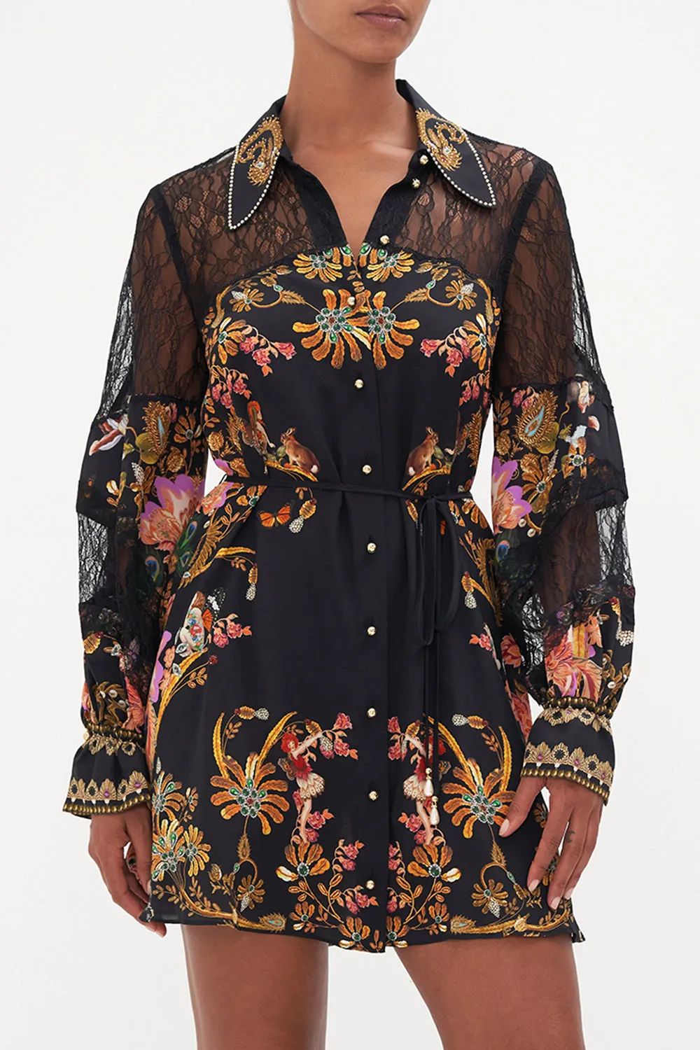 SHIFT SHIRT DRESS TO CATCH A SPIDER sold by Camilla product image thumbnail 5