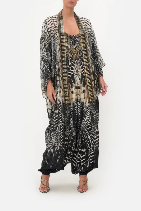 KIMONO LAYER WITH COLLAR NIGHT OWL sold by Camilla