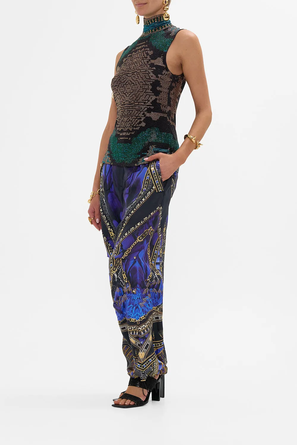 SLEEVELESS JERSEY TURTLENECK WITH BUTTONS OTHER SIDE OF THE OASIS sold by Camilla product image thumbnail 4