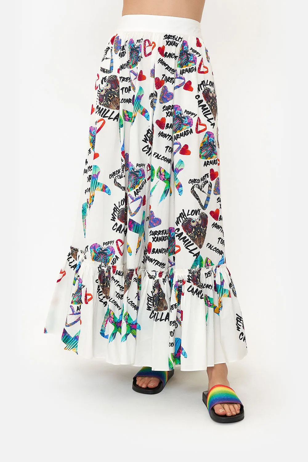 RUFFLE HEM SKIRT SHES A WRITE OFF sold by Camilla product image thumbnail 5