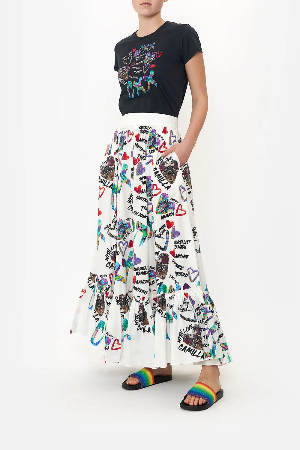 RUFFLE HEM SKIRT SHES A WRITE OFF sold by Camilla product image thumbnail 4