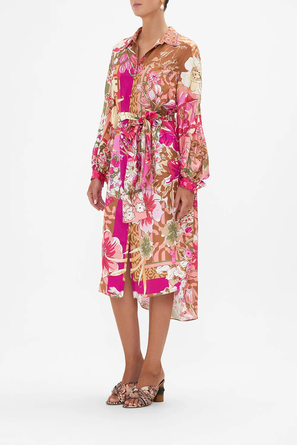 HIGH LOW MIDI SHIRT DRESS A GIRL NAMED FLORENCE sold by Camilla product image thumbnail 4