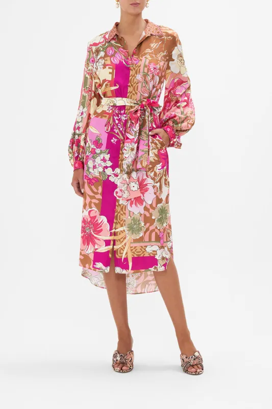 HIGH LOW MIDI SHIRT DRESS A GIRL NAMED FLORENCE sold by Camilla