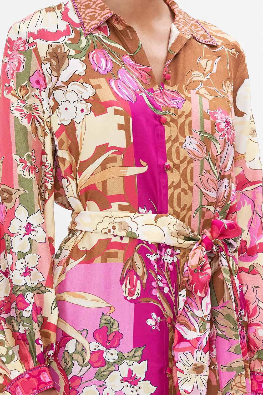 HIGH LOW MIDI SHIRT DRESS A GIRL NAMED FLORENCE sold by Camilla product image thumbnail 5