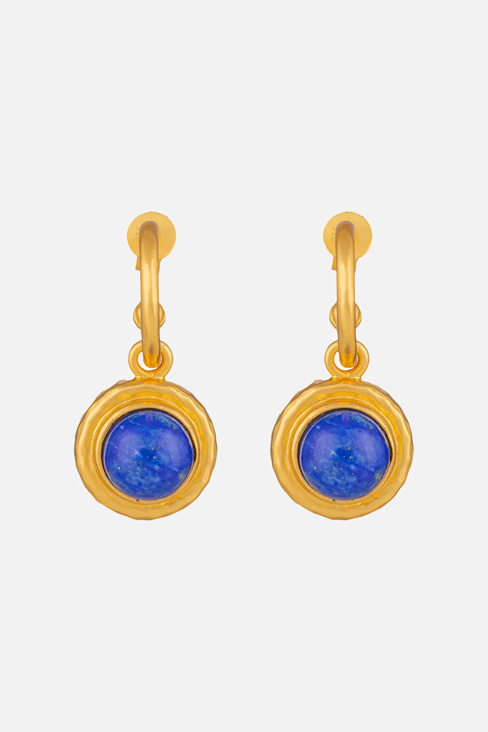 KAMEO LAPIS STONE EARRINGS MULTI sold by Camilla