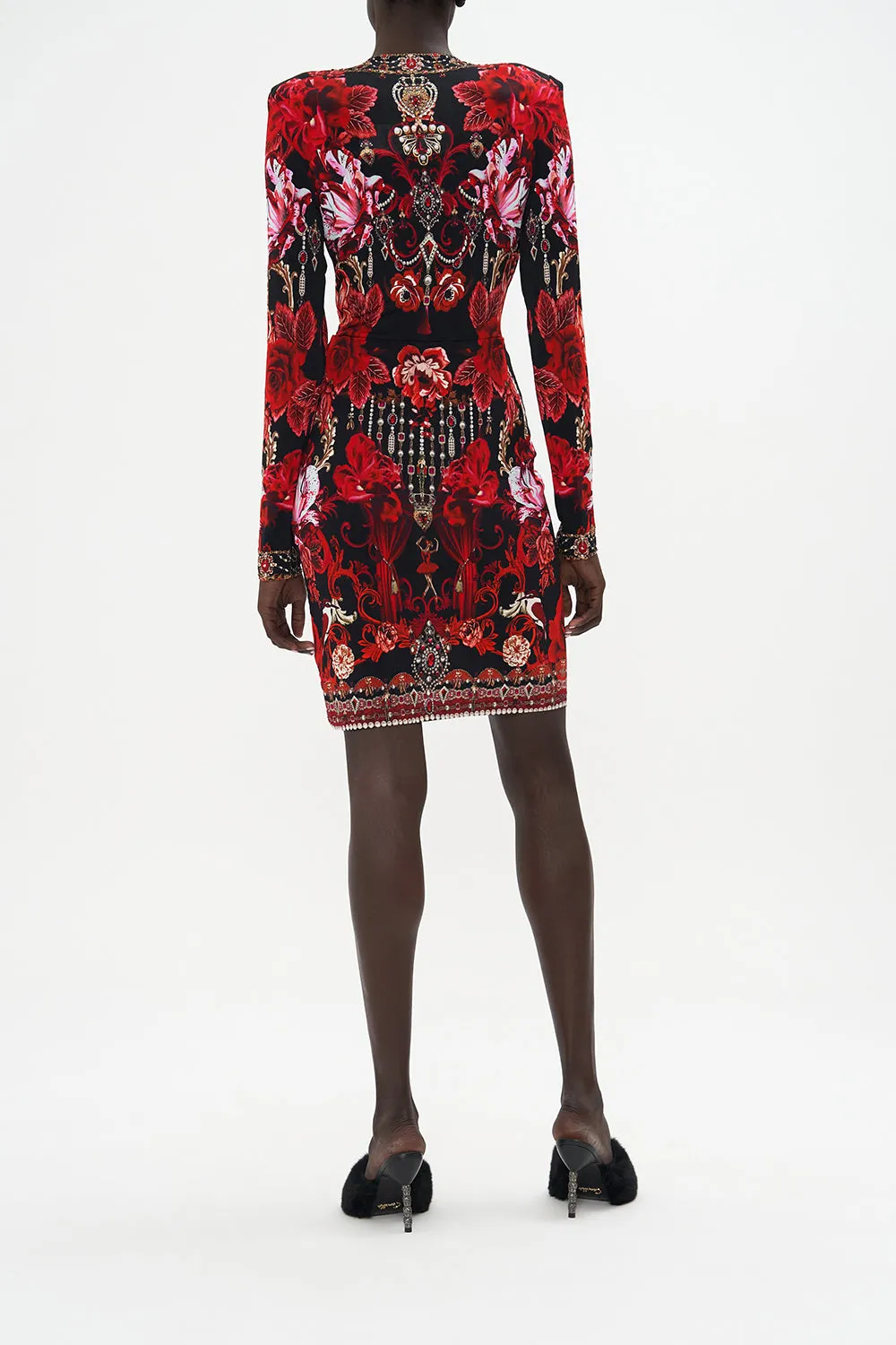 V-NECK CROSS FRONT DRESS SISTERHOOD OF THE ROSE sold by Camilla product image thumbnail 2