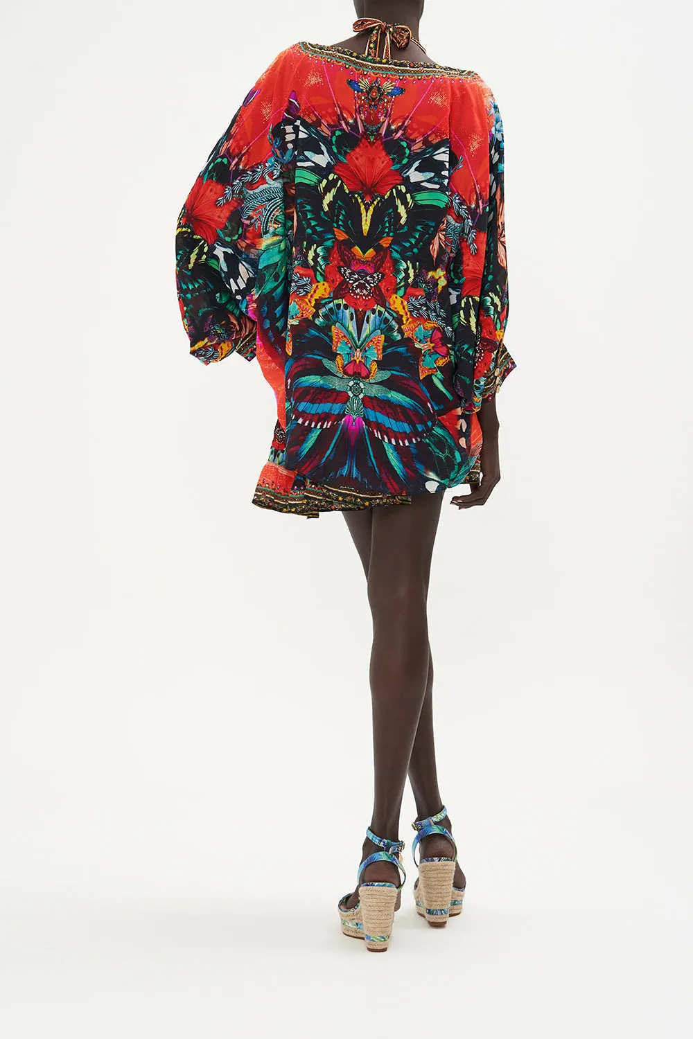 RAGLAN SLEEVE BLOUSE WITH CUFF IN A FLUTTER sold by Camilla product image thumbnail 2