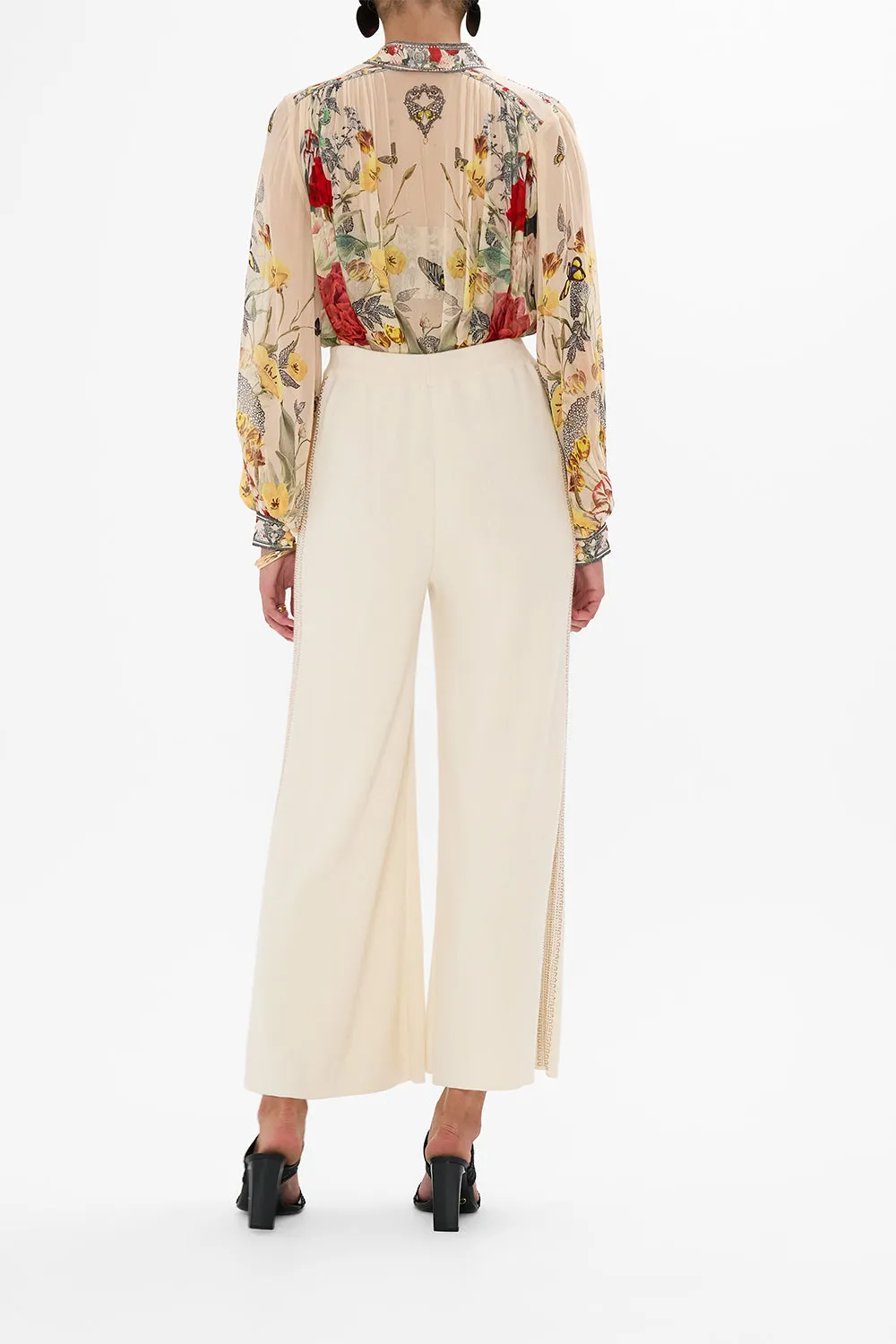 HIGH NECK BUTTON THROUGH BLOUSE ETCHED INTO ETERNITY sold by Camilla product image thumbnail 2